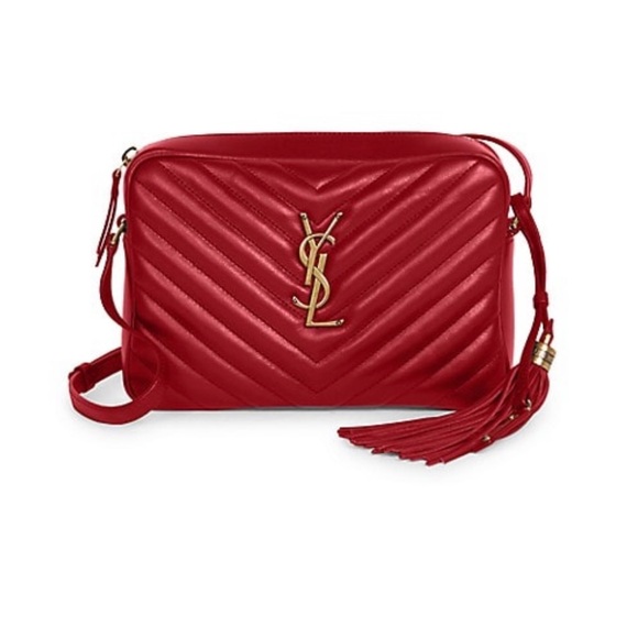Yves Saint Laurent Bags Ysl Red Camera Bag With Tassel Poshmark